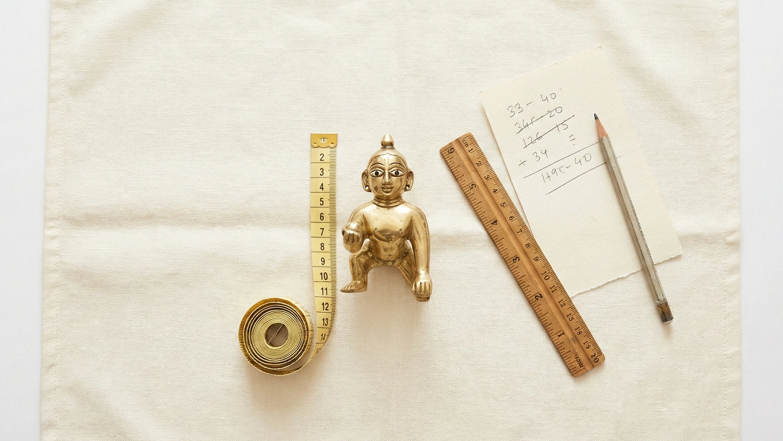 How to Measure Your Laddu Gopal for the Perfect Poshak — Gopalji Fashion Laddu Gopal poshak blog