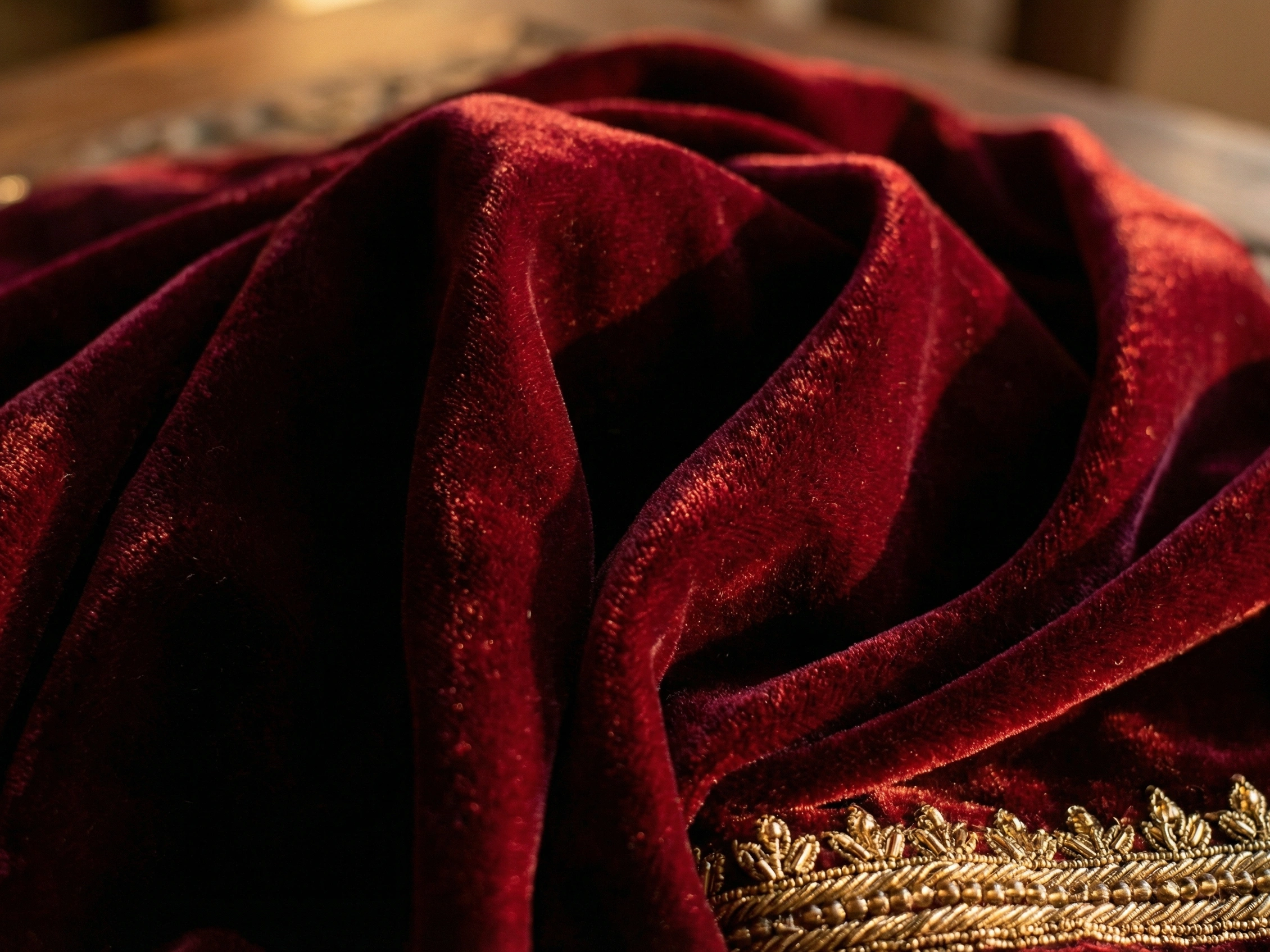 Velvet fabric for handcrafted Laddu Gopal poshak