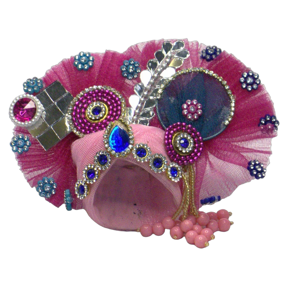 Pink Net Rhinestone - Mukut