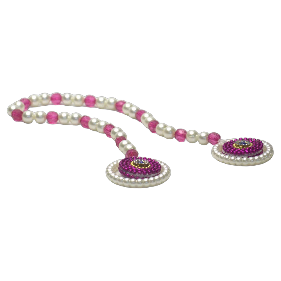 Pink Net Rhinestone - Patka