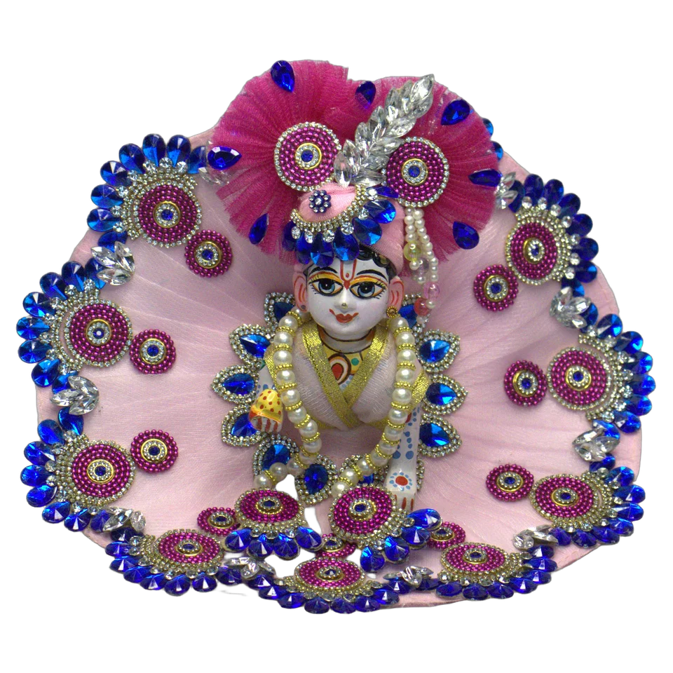 Pink Net Rhinestone Work - Main