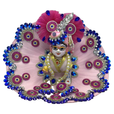 Pink Net Rhinestone Work - Main