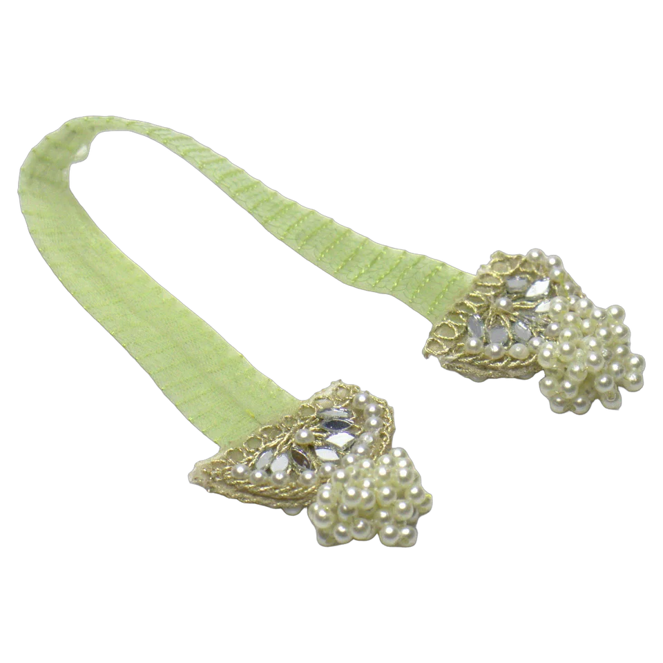 Sea Green Net Rhinestone - Patka
