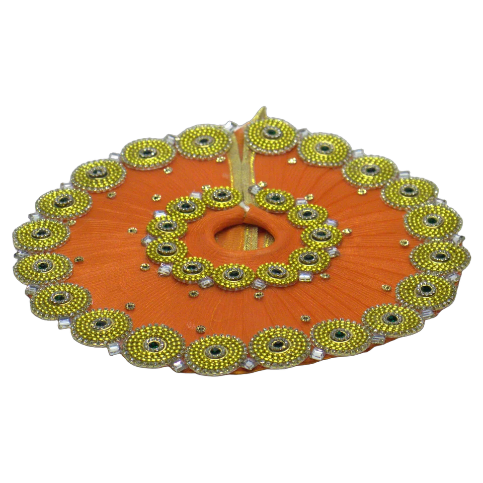 Orange Net Beadwork - Dress