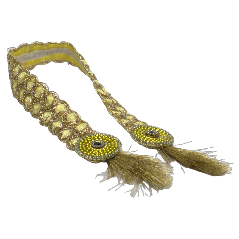 Orange Net Beadwork - Patka