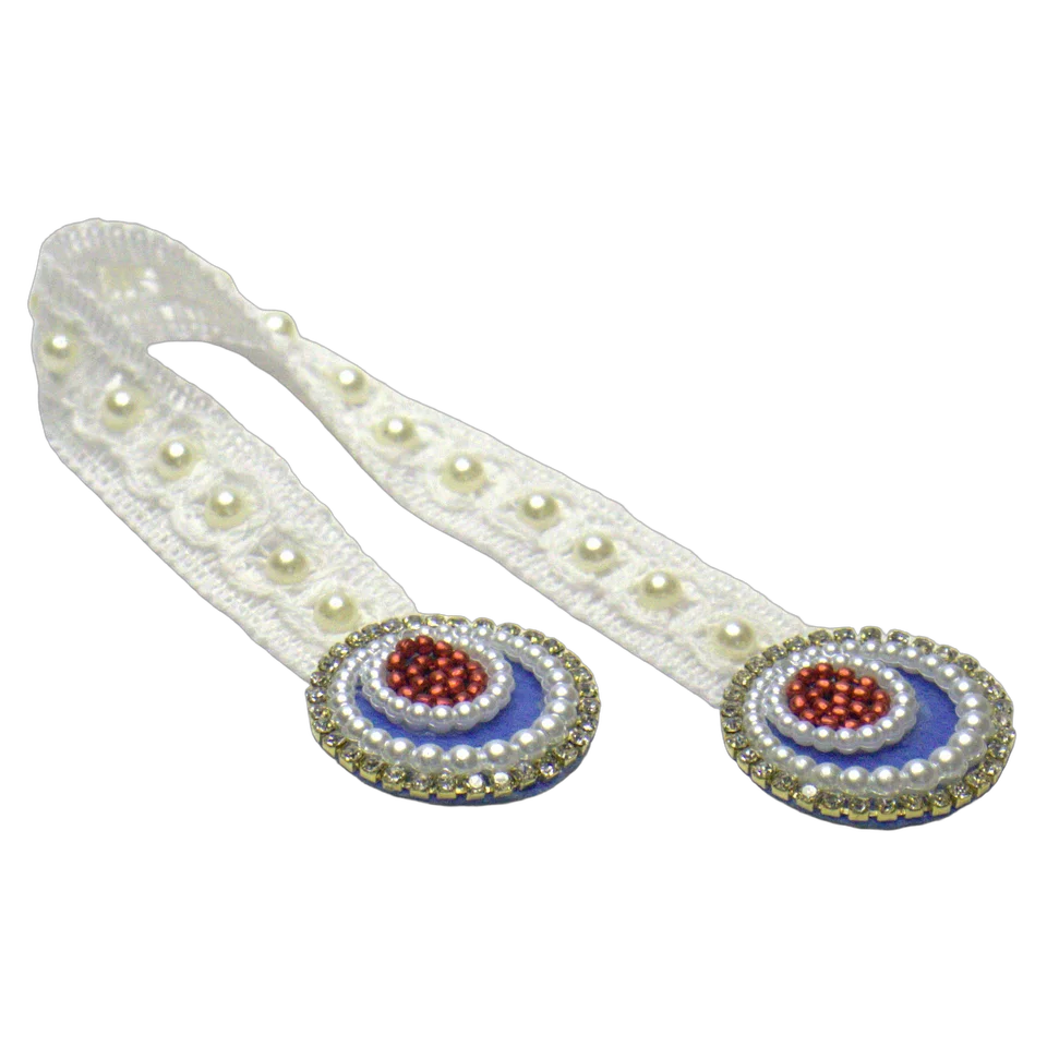 Sky Blue Net Pearl Zircon - Patka