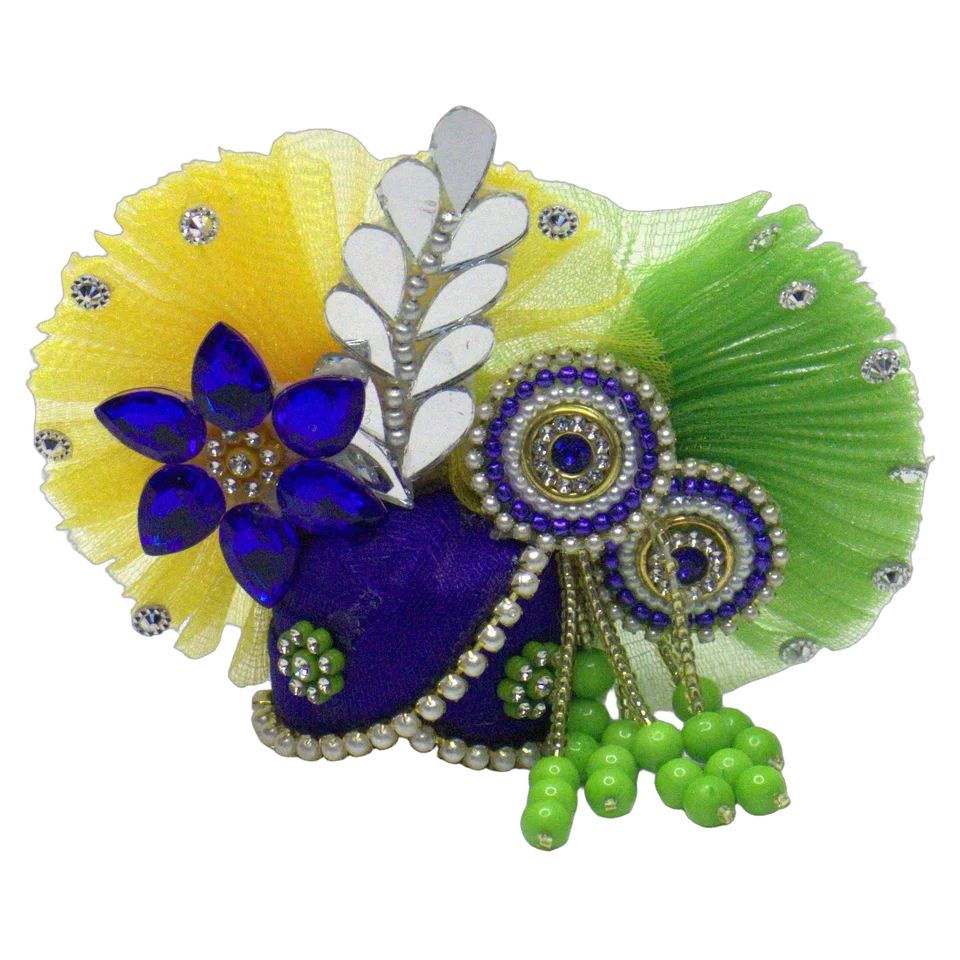 Pistachio Green Rhinestone - Mukut