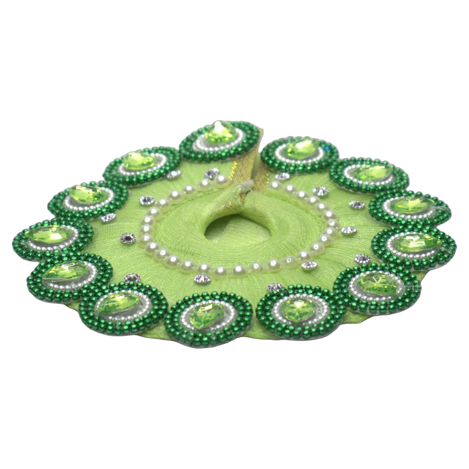Sea Green Net Pearl Stone - Dress