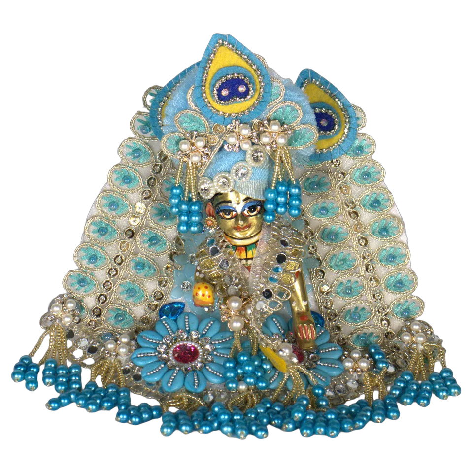 White Net Blue Lace Kodi - Main